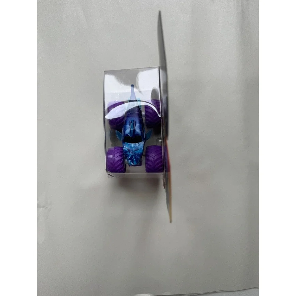 Monster Jam Megalodon Monster Truck 1:64 Scale Series 02 Blue Purple BKT Tires